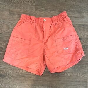 AFTCO Pink Cargo Shorts Relaxed Fit Lightweight
